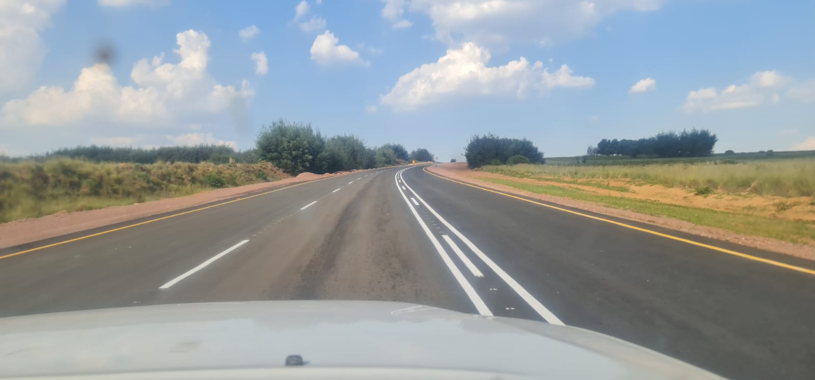 Roadmarking project — highway line marking