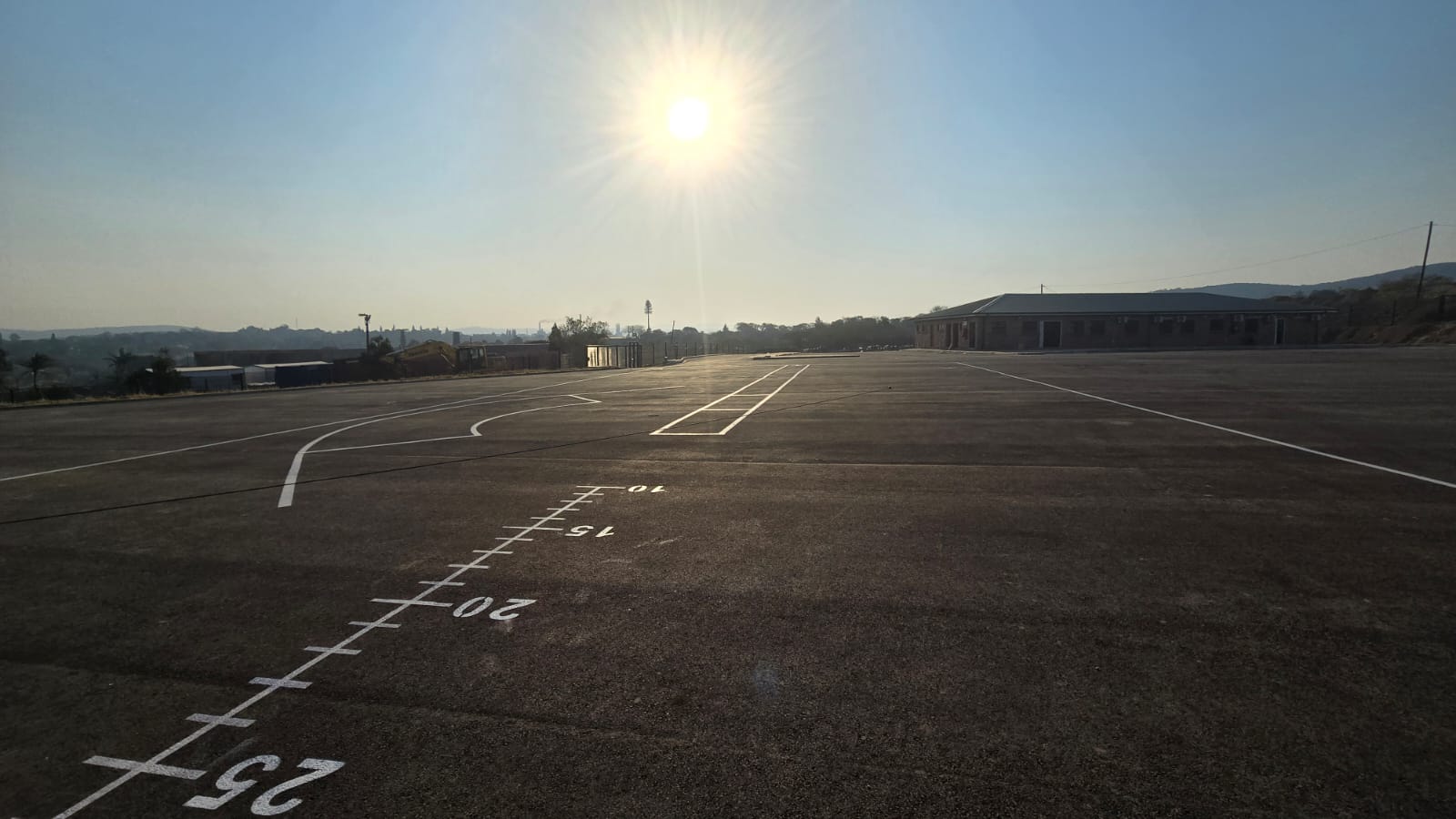 Roadmarking project — parking bay markings