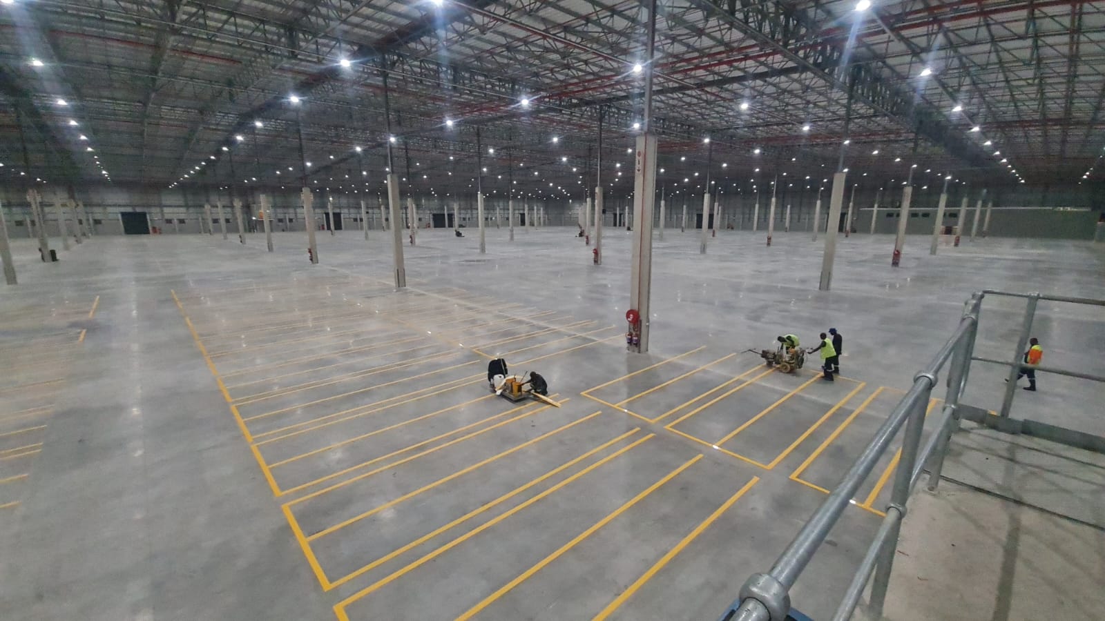Sagelines crew at work on site